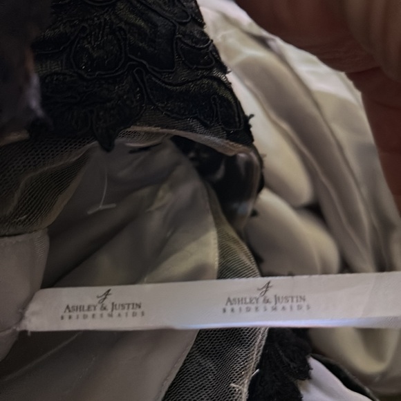 NWOT formal dress grey with mauve hue - Picture 3 of 4